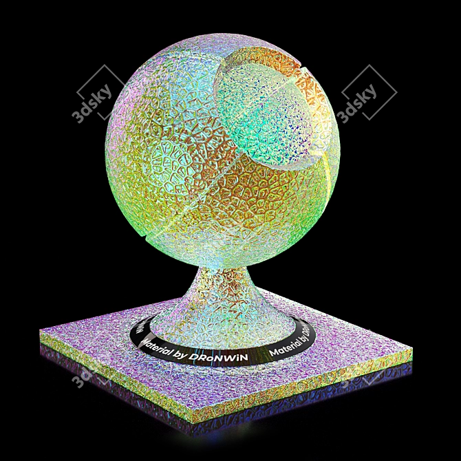 Luminous Glass Materials Pack 3D model image 3