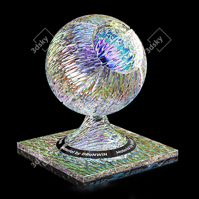 Luminous Glass Materials Pack 3D model image 5