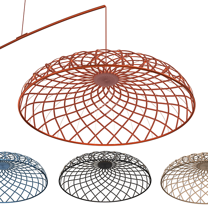 Flos Skynest Motion Pendant Light 3D model image 2