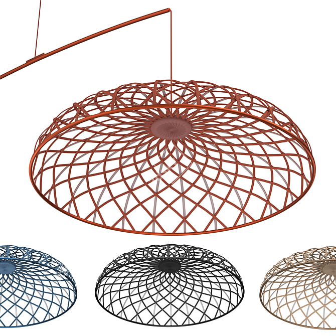 Flos Skynest Motion Pendant Light 3D model image 3