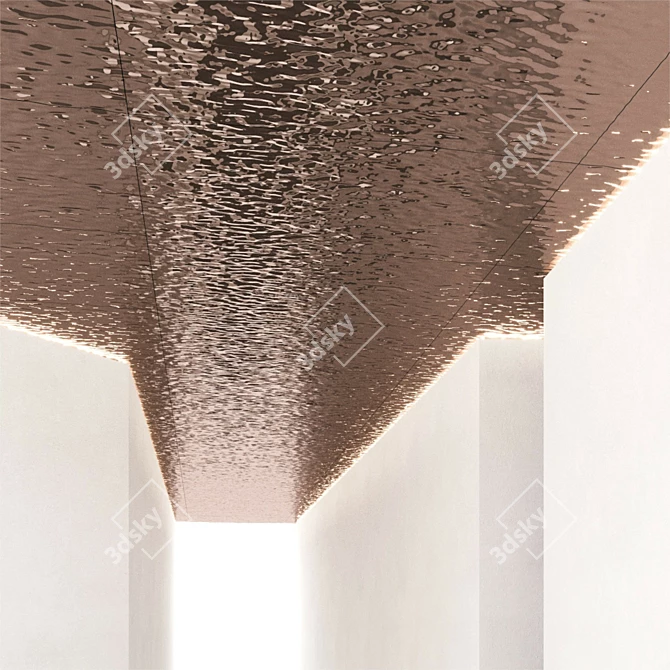 Ripple Water Ceiling Panel 3D model image 2