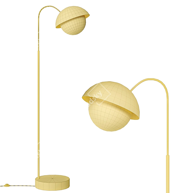 Modern Minimalist Dome Floor Lamps 3D model image 4