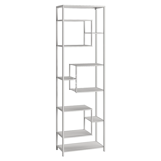 Kare Loft Steel Glass Shelf 3D model image 4