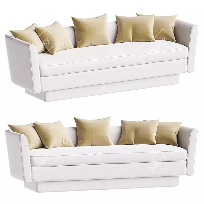 Modern Transforming Sofa Bed 3D model image 1