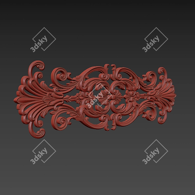 Elegant Ornament 88: 3D Modeling 3D model image 6