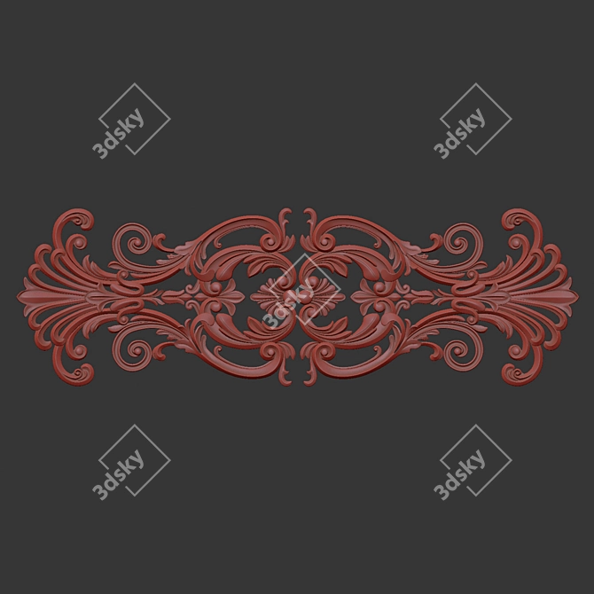 Elegant Ornament 88: 3D Modeling 3D model image 7