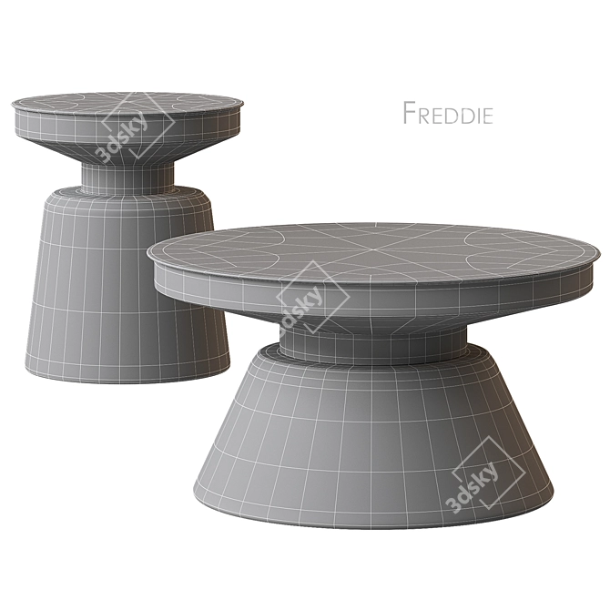 Freddie Richmond Side Table 3D model image 4