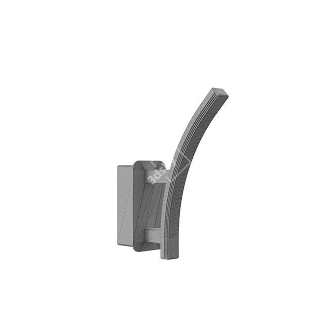 Elegant Amara Wall Sconce 3D model image 2