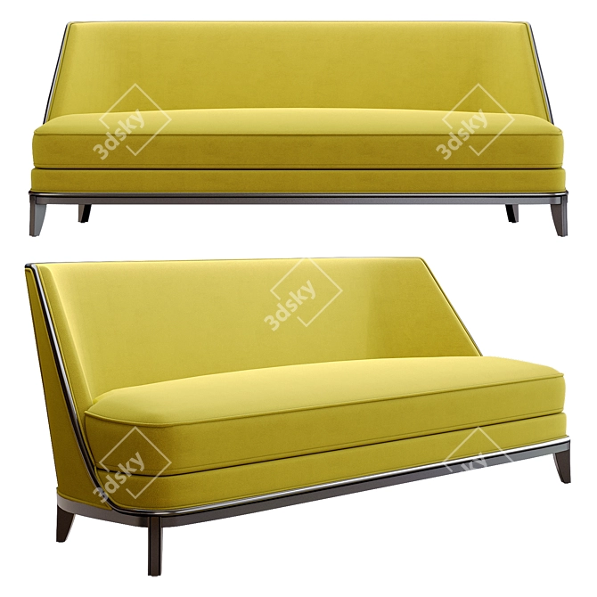 Pierre Counot Blandin Deco Chic Sofa 3D model image 1