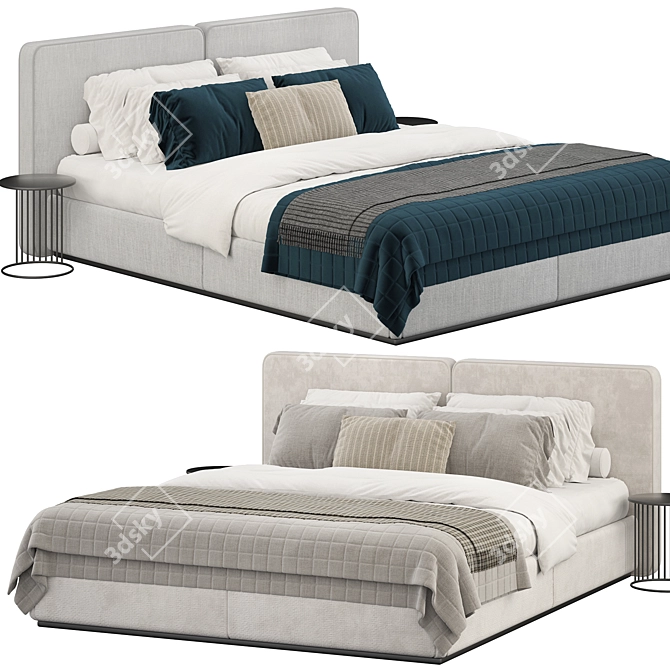 Modern Tatlin Bed 3D Model 3D model image 2