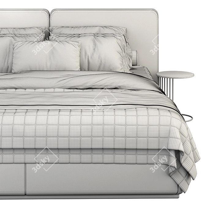 Modern Tatlin Bed 3D Model 3D model image 4