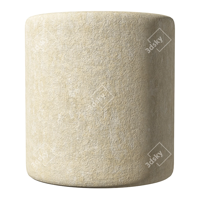 Seamless Plaster Material 54 Texture 3D model image 2