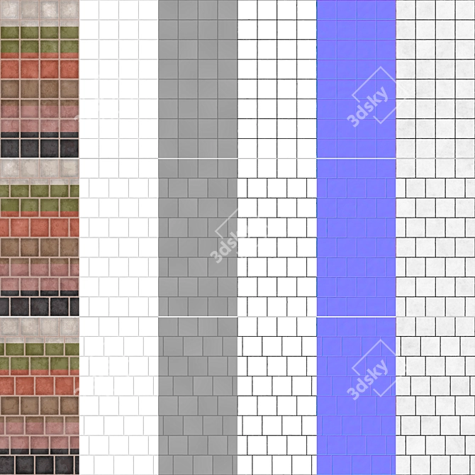 Domus Group Lusa Ceramic Tiles 3D model image 5