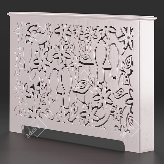 Spring Inspired Panel and Box 3D model image 2