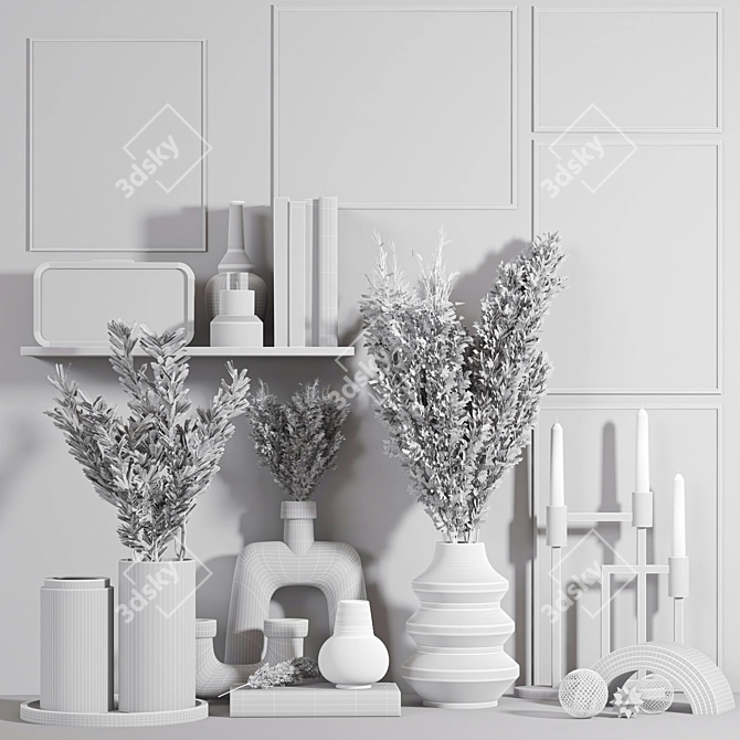 Elegant Decorative Set-10 Model 3D model image 5