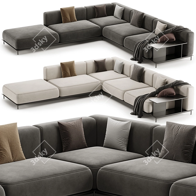 BRERA Sofa 2017 | Modern Design 3D model image 1