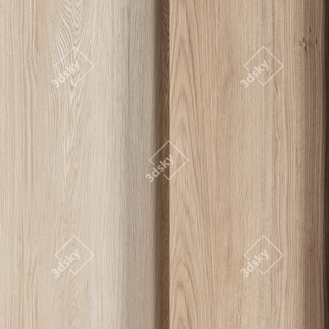 Oak 007 Seamless Wood Texture 3D model image 2