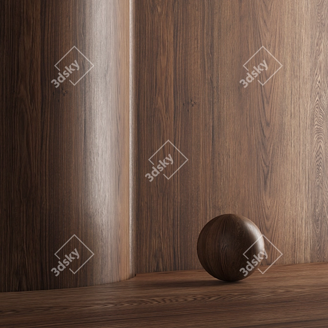 Oak 007 Seamless Wood Texture 3D model image 5