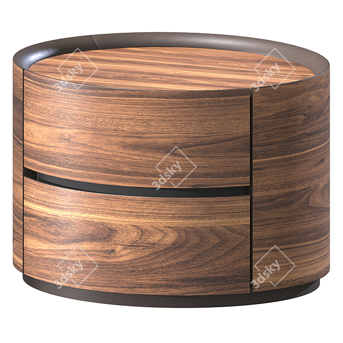 Classi Scarlet Bedside Table 3D model image 2