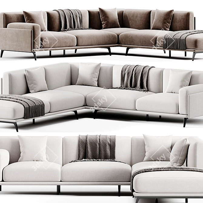  Modern Frame Sofa by Arflex 3D model image 3