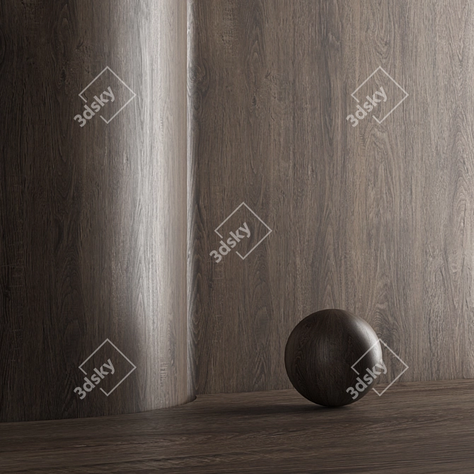 Seamless Oak Wood Texture Pack 3D model image 5