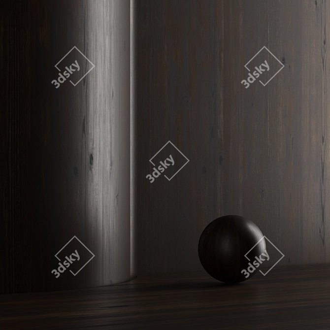 Oak Seamless Wood Texture Set 3D model image 6