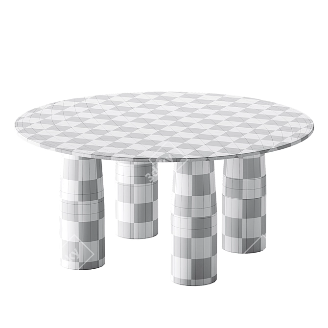 Kettal IL COLONNATO Round Table 3D model image 4