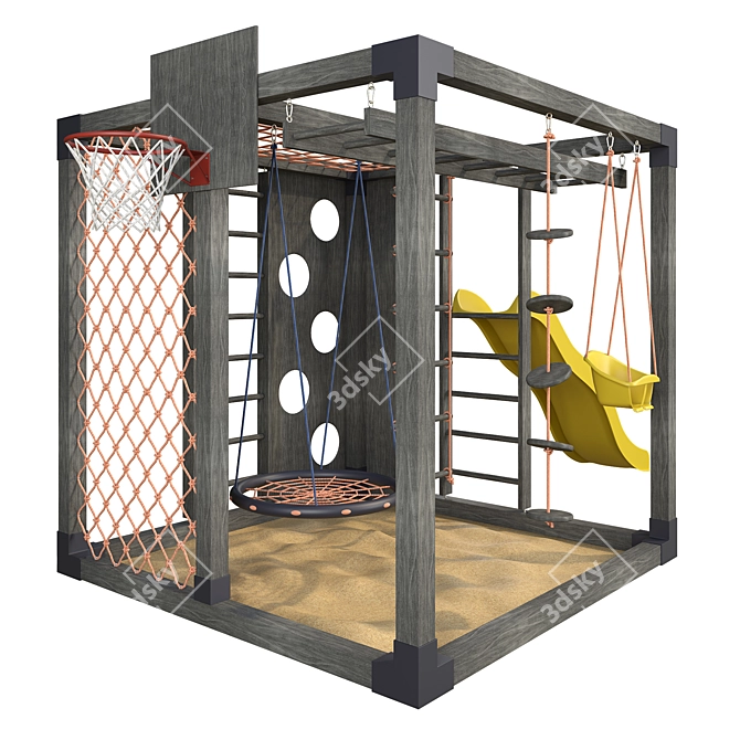 Interactive Sporty Kids Play Set 3D model image 3