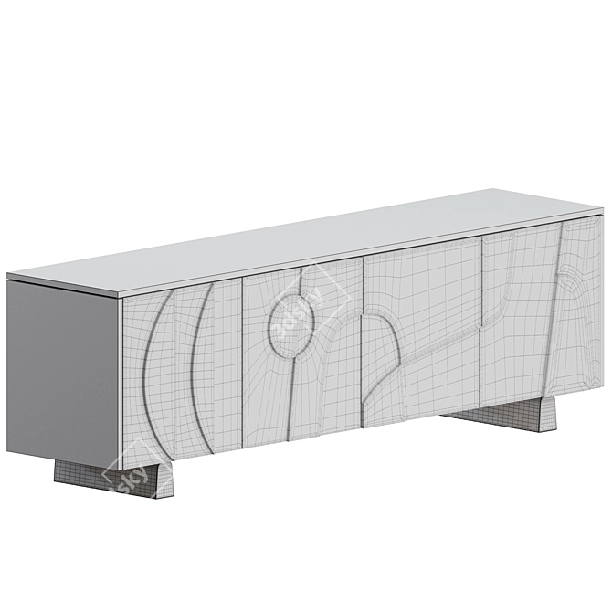  Modern Elegance: Wynwood Sideboard 3D model image 4