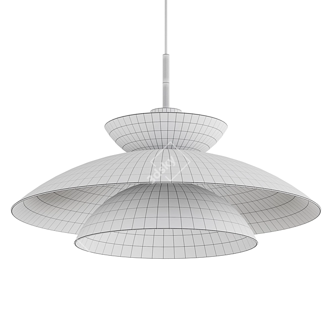 Sleek KLOE Hanging Lamp 3D model image 1