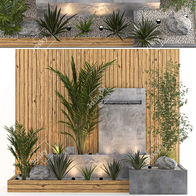 Indoor Outdoor Plant Fountain Model 3D model image 10