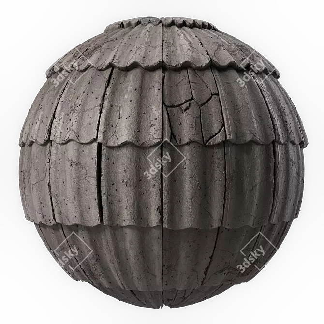 Concrete Roof Tile Generator 3D model image 5