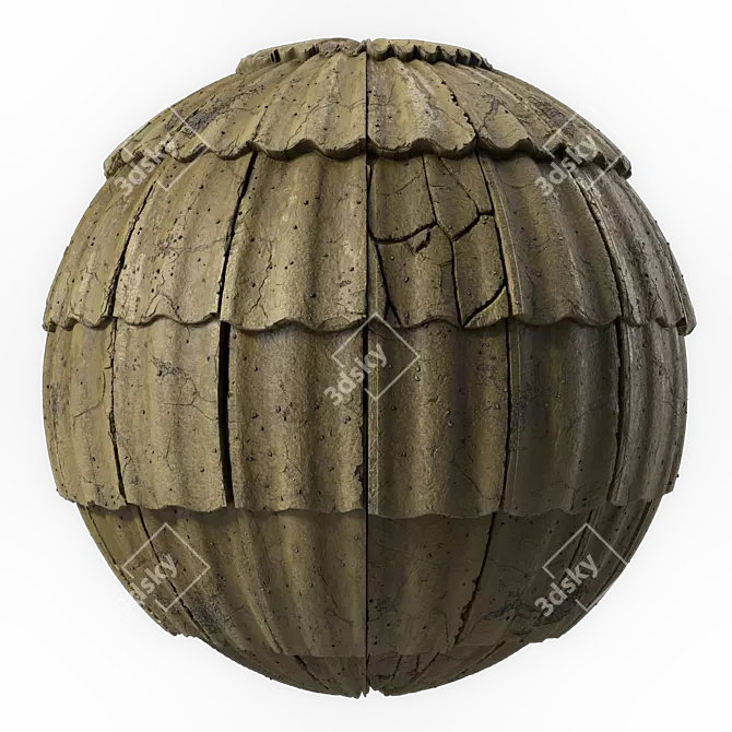 Concrete Roof Tile Generator 3D model image 7