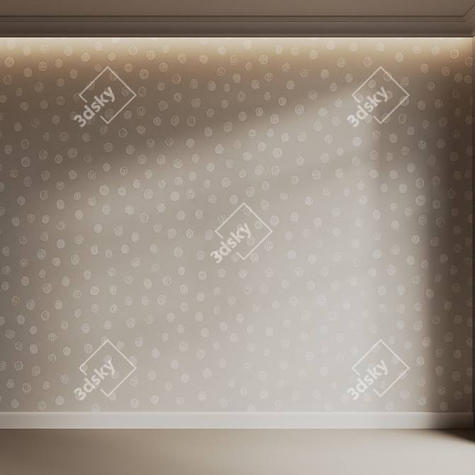 Natural Textured 4K Wallpaper Set 3D model image 2