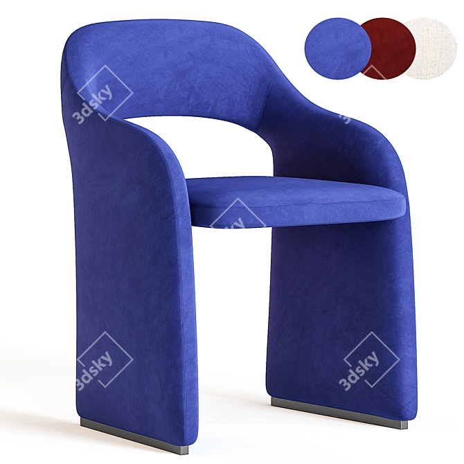 ETO Petite Modern Chair 3D model image 3