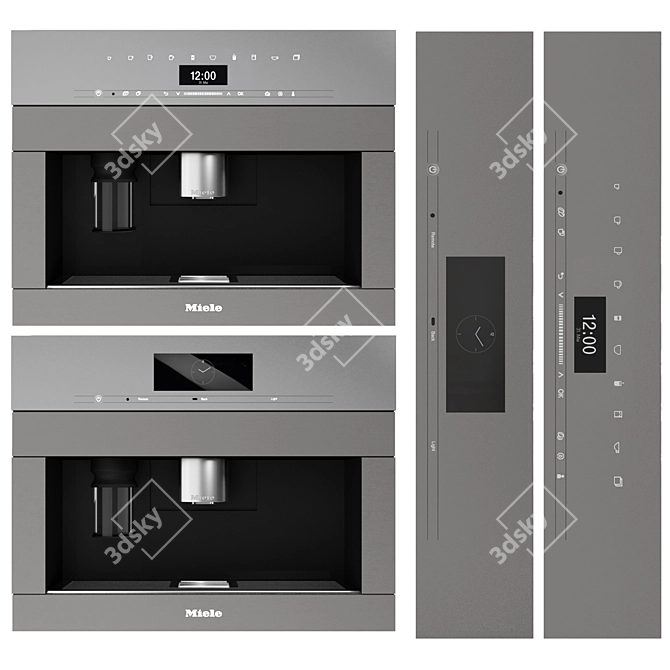 Miele Coffee Machine Bundle 3D model image 3