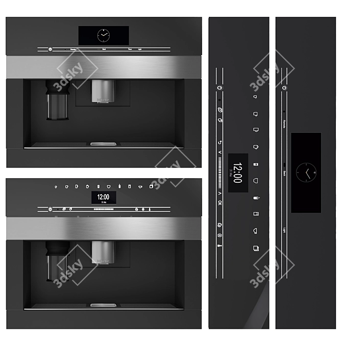 Miele Coffee Machine Bundle 3D model image 4