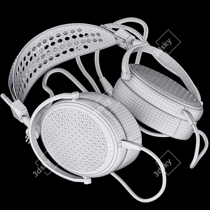 Audeze CRBN Headphones: Advanced Sound 3D model image 7