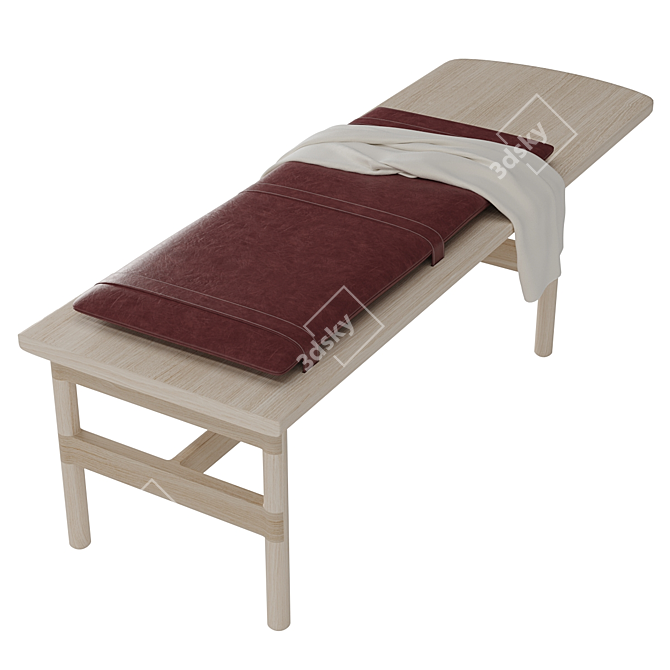 Chic Modern Mae Bench 3D model image 4