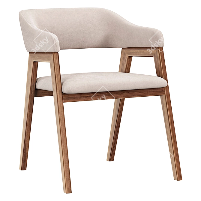 Chelsea Chair - Classic Elegance 3D model image 1