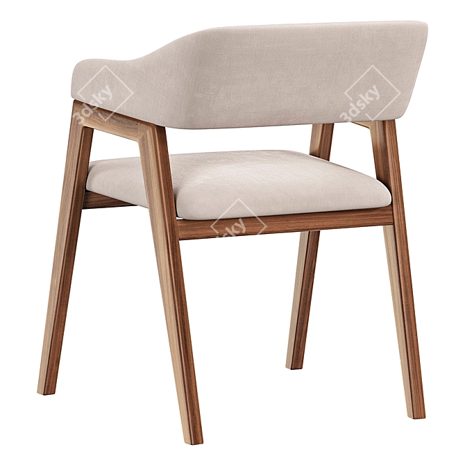 Chelsea Chair - Classic Elegance 3D model image 3