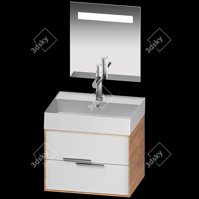 Jacob Delafon Vivienne Bathroom Furniture 3D model image 2