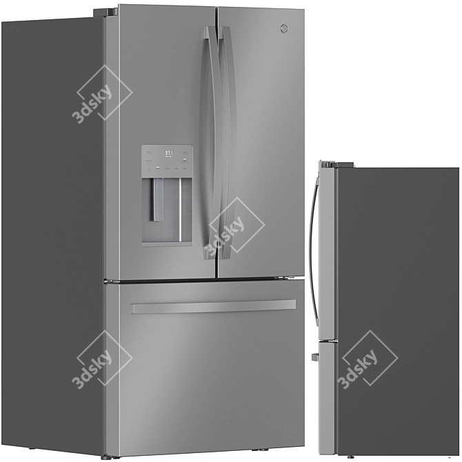 GE Kitchen Appliance Bundle 3D model image 4