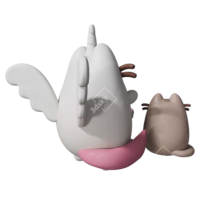 Funko Pusheen 3D Figure Toy 3D model image 2