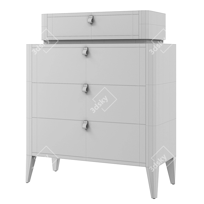 Luxury Model Baker Rosa Chest 3D model image 2