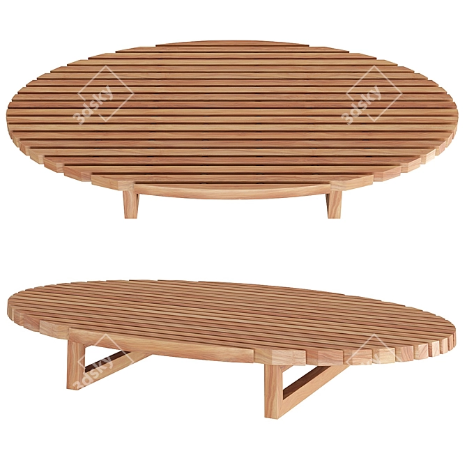 Eichholtz Anjuna Outdoor Table 3D model image 1