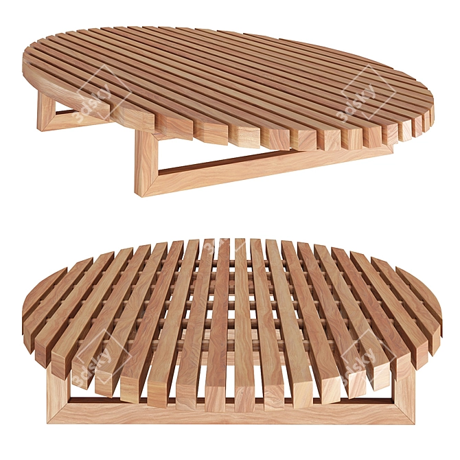 Eichholtz Anjuna Outdoor Table 3D model image 3