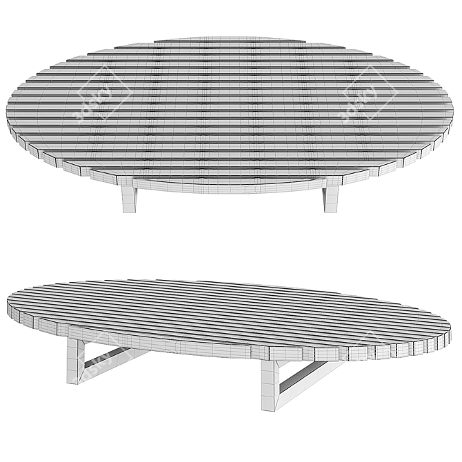 Eichholtz Anjuna Outdoor Table 3D model image 6