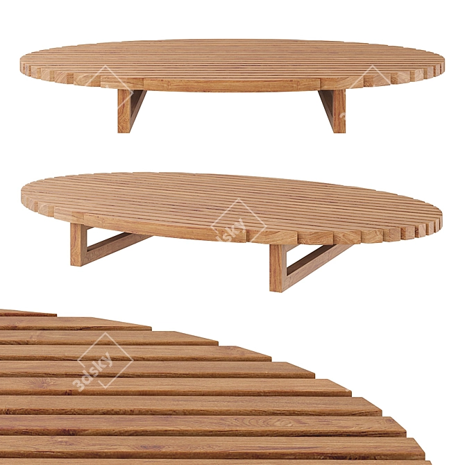 Eichholtz Anjuna Outdoor Table 3D model image 7