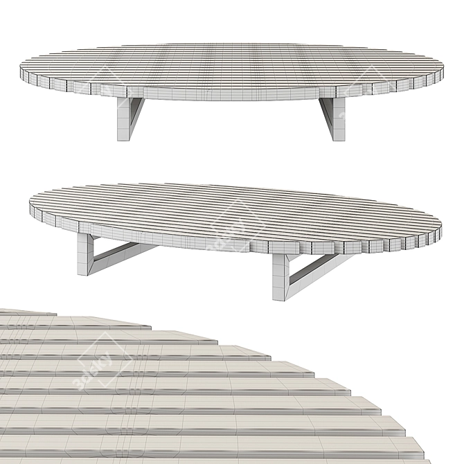 Eichholtz Anjuna Outdoor Table 3D model image 11